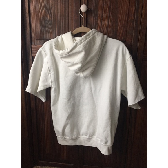 White Short Sleeve Gun ‘N Roses Hoodie - Picture 3 of 3